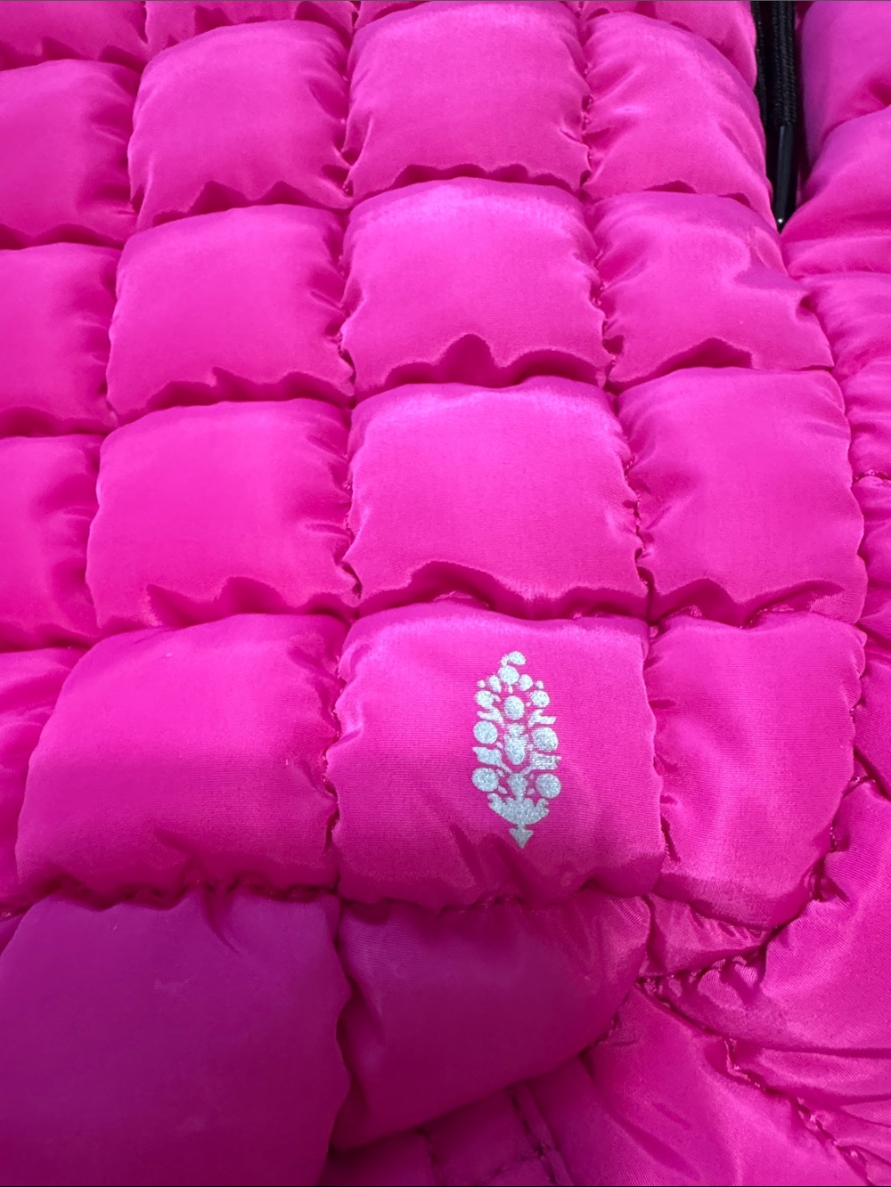 FP Movement by Free People Quilted Hot Pink Shoulder Bag - Picture 3 of 8